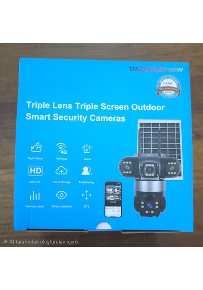 İprocam 6060 4g Lte Solar 4kameralı Bataryalı Akıllı Kamera