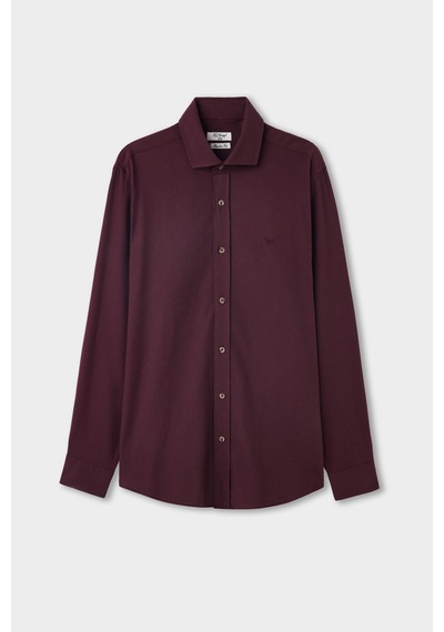 D'S Damat Ds Damat Comfort Bordo Gabardin Gömlek 5hc02kx03327m B01