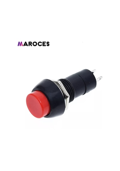 Ic-185 12Mm Anahtarlı Push Buton Pbs-11A Kırmızı