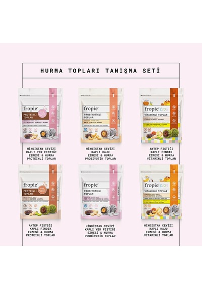 Fropie Meyve Topları Tanışma Seti 6 x 80 G
