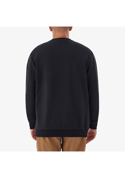 Columbia Cs0382 Csc Gem Label Crewneck Erkek Siyah Sweatshirt Düz Cs0382010