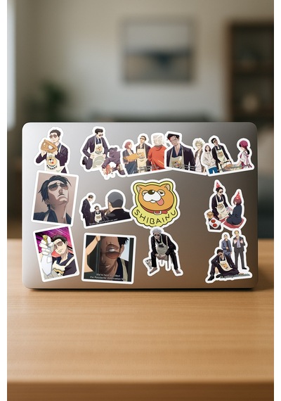The Way Of The Househusband Gokushufudou Anime Yapışkanlı Folyo Sticker Paketi 22 Adet Çok Renkli