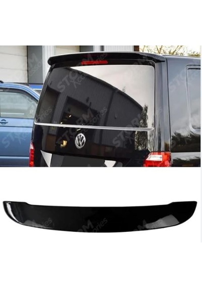 Vw Transporter 2016 2023 Spoiler Parlak Siyah Boyalı