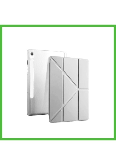 Vaveni Samsung Galaxy Uyumlu Tab S10 Fe Plus 13.1 Kalemlikli Mars Tablet Kılıfı - Gri Arz