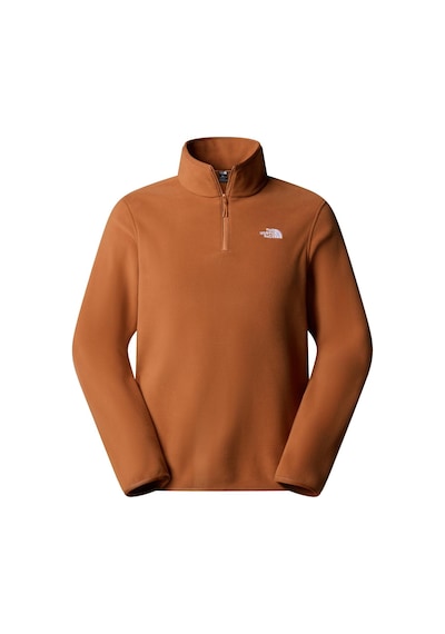 The North Face Glacier 1/4 Fermuarlı Polar Fleece Nf0a8d0qboe1 Kahverengi