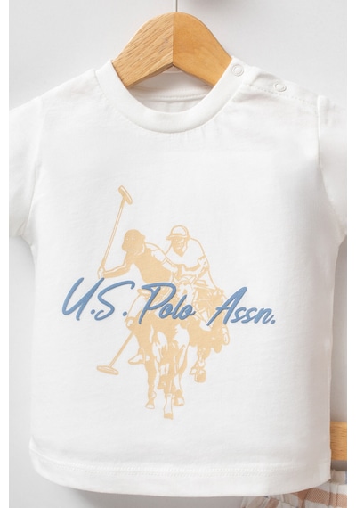 U.S. Polo Assn. Erkek Bebek Beyaz Takım Usb2349-c-v1 Beyaz