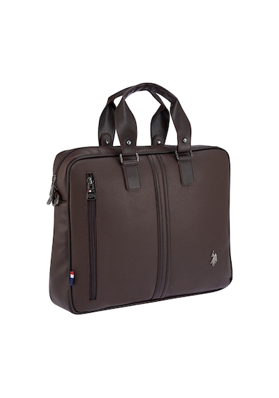 U.s. Polo Assn. 6752 Omuz Askılı Laptop Çantası Evrak Çantası Kahverengi Kahverengi
