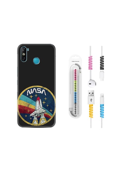 Infinix Smart 4 Kılıf Kablo Koruyuculu Nasa 1326