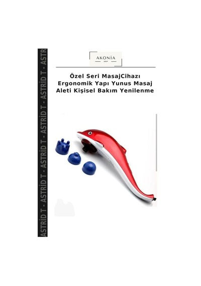 Özel Seri Masajcihazı Ergonomik Yapı Yunus Masaj Aleti Kişisel Bakım Yenilenme Çok Renkli