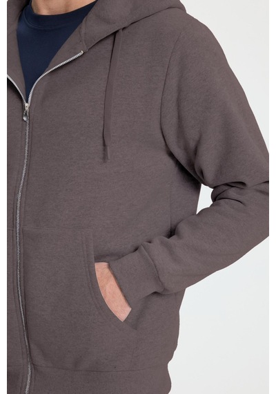 Tudors Unisex Relax Fit Rahat Kesim Pamuklu İçi Polarlı Çift Cepli Tam Fermuarlı Gri Kapüşonlu Sweatshirt-41653 Gri Tudors Unisex Relax Fit Rahat Kesim Pamuklu İçi Polarlı Çift Cepli Tam Fermuarlı Gri Kapüşonlu Sweatshirt-41653 Gri