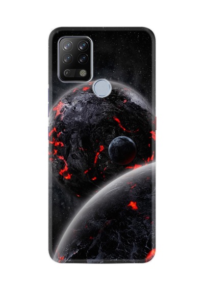 Tecno Pova Kılıf Resimli Desenli Silikon Platinium Series Dark World 1867