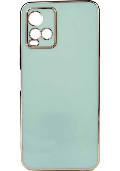 Vivo Y21S Parlak Kenarli Bark Silikon Kilif 547680972