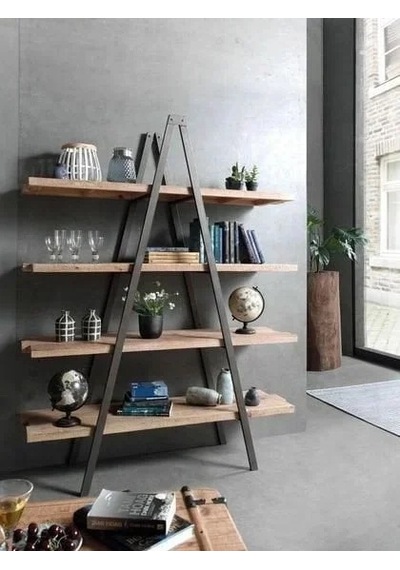 Gala Metal Kitaplık Mdf Antrasit Gala Metal Kitaplık Mdf Antrasit