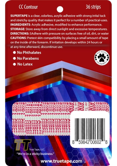 Protez Saç Bandı Super Tape ''Cc'' (2 Cm X 7.5 Cm) 36 Adet