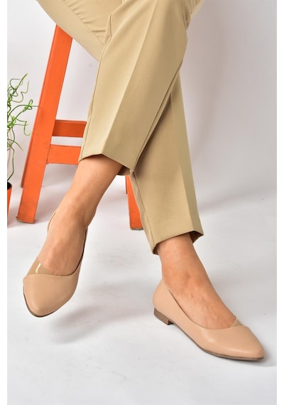 Fox Shoes Ten Günlük Kadın Babet P726143009 Ten Rengi
