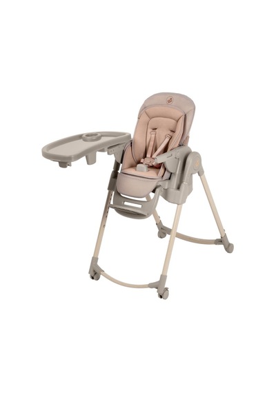 Maxi-Cosi Minla Plus 6'sı Bir Arada Ahşap Görünümlü 4 Tekerlekli Mama Sandalyesi Elegance Terra