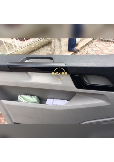 Volkswagen Transporter T7 Parlak Siyah Full Set,Torpido Maun Kaplama (Pianoblack)