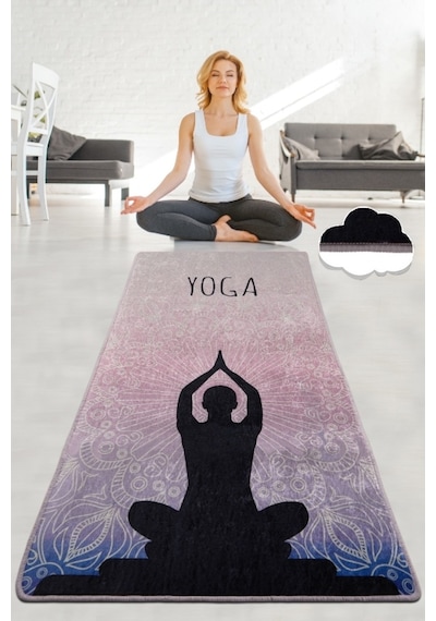 Çakra Mor 60X200 Cm Yoga,Spor,Fitness,Pilates Halısı Yoga Matı