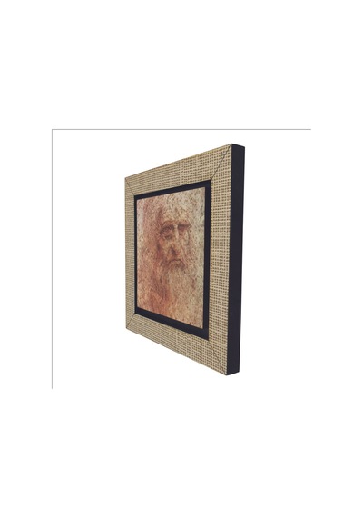Otoportre Leonardo Da Vinci, 1512 Baskılı Mdf Magnet 7x7