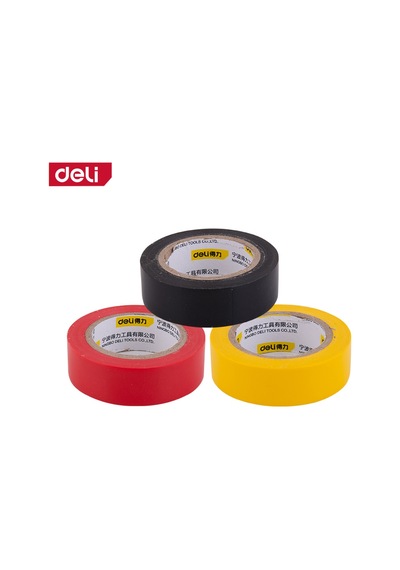 Delı Elektrik Bandı 0.13mm X 18mm X 10m İzolasyon Bandı Çeşitli Renk 10 Luset