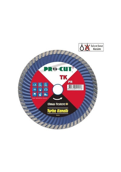 Mey İthalat Procut Tk 115 Mm Turbo Kanallı Elmas Testere