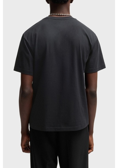 Hugo Erkek T Shirt 50537535 001 Siyah Siyah