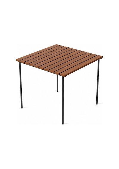 Çok Amaçli Ayaklari Çikan Kamp, Piknik Masasi Çantali Ceviz 60x60x50