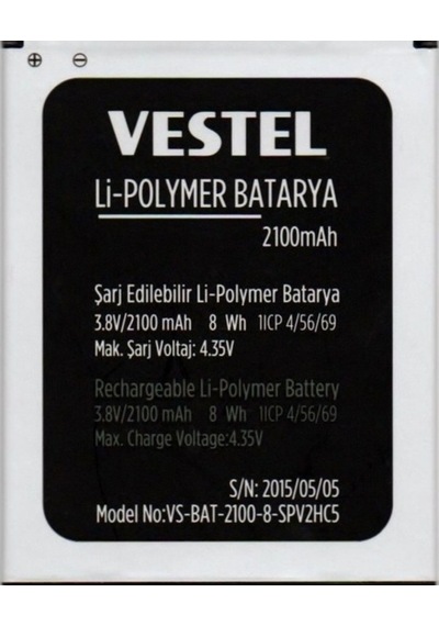 Vestel Venüs V3 5040 Pil Batarya 2100 Mah İthal