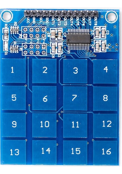 TTP229 Dokunmatik Sensör Modülü 16 Buton Keypad Kapasitif