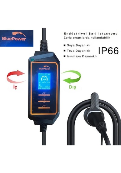 22 Kw Taşınabilir Araç Şarj Cihazı