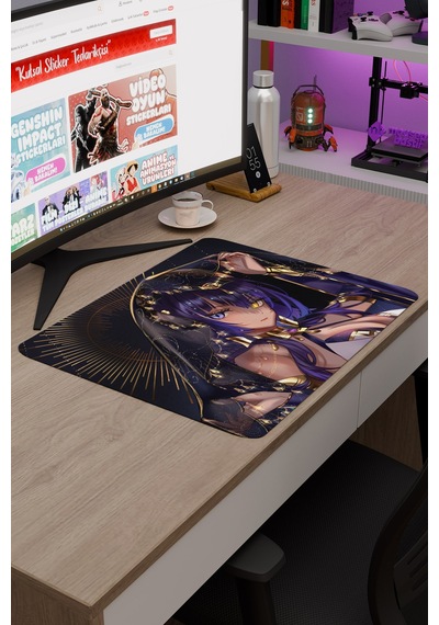 Candace Genshin Impact Anime Gacha V1 - 48x40 Xl Gaming Mouse Pad Fare Altlığı