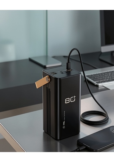 Powerbank 80000 Mah Hızlı Şarjlı Çoklu Portlu Uczzz80000powerbank-1 Çok Renkli