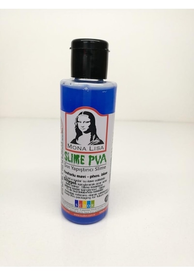 Monalisa Sıvı Slime Pva Hazır Slime Fosforlu Mavi 70 Ml.