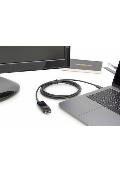 Dıgıtus Usb Type-c Gen 2 Adaptör Kablosu, Type-c Den Dp Ye