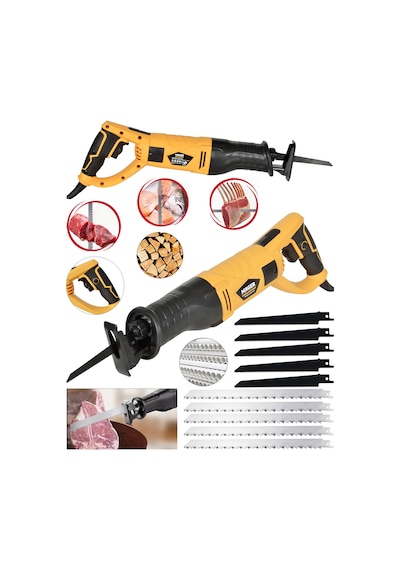 Mager 4200 W Kemik Et Ytong Ahşap Kesim Makinası Kılıç Testere