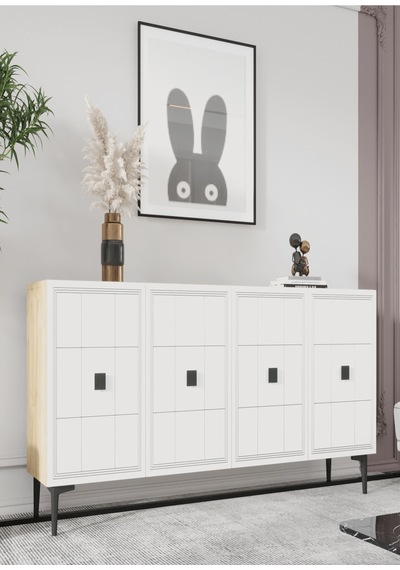 Ka1202db - Yuka Konsol, Tv Sehpası Safirmeşe-beyaz 120cm Safirmeşe-beyaz