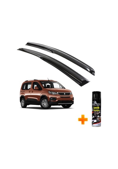 Peugeot Rifter Mügen Cam Rüzgarlığı 2019 Sonrası Ön Iki Camlar 2 Li Takım +500ml Lastik Parlatıcı