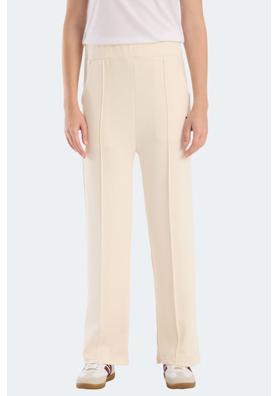 Slazenger Vılle Czg Kadın Bol Paça Ekru Eşofman Altı Ekru