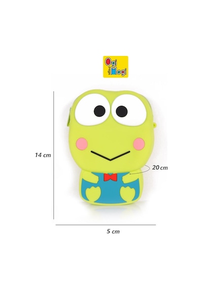 Ogi Mogi Toys Silikon Yeşil Kurbağa Omuz Çantası