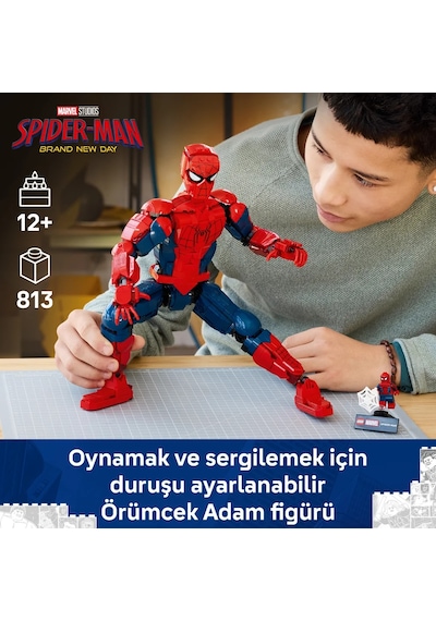LEGO® ǀ Marvel Örümcek Adam Kahraman Figürü 76346 - 12 Yaş ve Üzeri Çocuklar için Minifigür İçeren Oyuncak Yapım Seti (813 Parça)