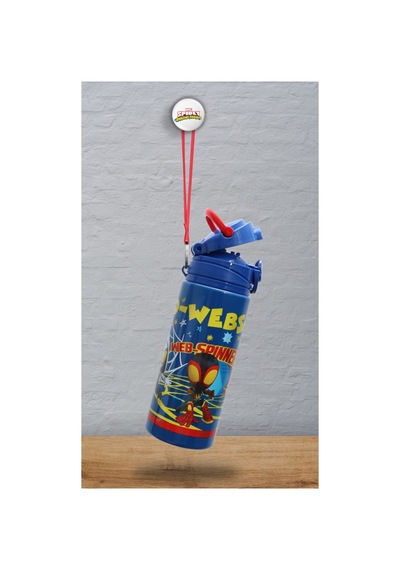 Ottonya Spıderman Plastik Matara Frx 500ml Webs Çok Renkli