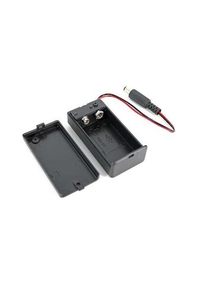 9V Pil Yuvası - Kutulu Ve Anahtarlı