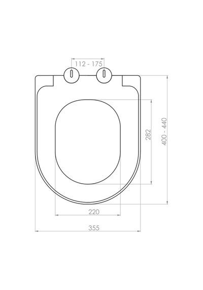 Nkp Elegance Duroplast Amortisörlü Yavaş Kapanan Klozet Kapağı 0402 Beyaz