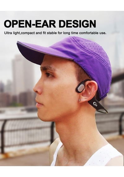 Kemik İletimli Kulaklık, Açık Kulak Su Geçirmez Yüzme Kulaklığı, Bluetooth 5.4, Dahili Mp3 Çalar, 16g Bellek, A