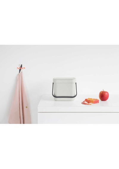 Brabantia Sort&go Lıght Grey Çöp Kovası 6lt Beyaz