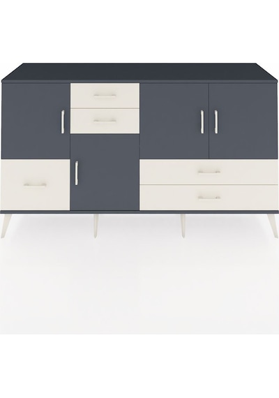 Hyperion Konsol 4 Raflı 5 Çekmeceli 4 Kapaklı 176x44x99 Antrasit- Antrasit-antrasit/aytaşı Hyperion Konsol 4 Raflı 5 Çekmeceli 4 Kapaklı 176x44x99 Antrasit- Antrasit-antrasit/aytaşı