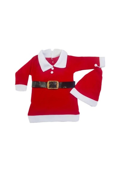 Pazarız Unisex Yeni Yıl Kostüm Kırmızı