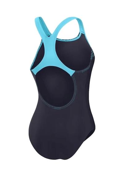 Speedo Medley Logo Kadın Yüzücü Mayosu Lacivert-turkuaz Lacivert