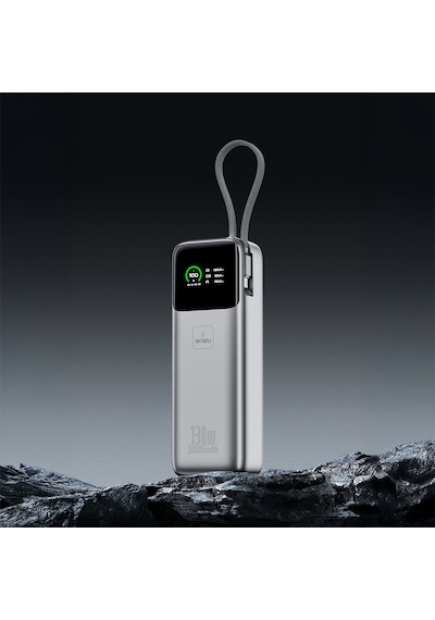 Wiwu Pm-301 Power Mega Serisi Type-c Çıkışlı Taşınabilir Powerbank Pd 130w 20000mah Gümüş