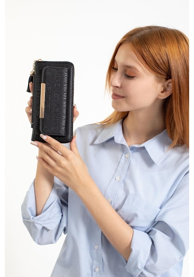 Armine C 07 Kadin Portföy Çanta ARMİNE-C07-R2100 Siyah Lazer